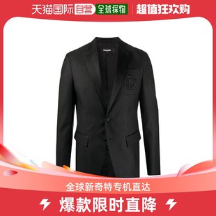 Dsquared2 香港直邮潮奢 男士 logo刺绣西装 外套
