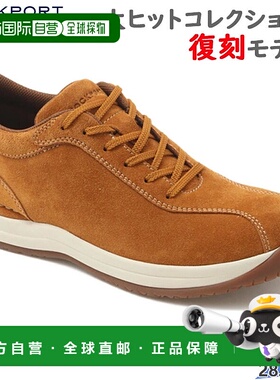 日本直邮Rockport 男士 Taconic 运动鞋休闲牛皮真皮舒适步行旅行