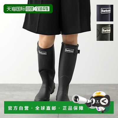 日本直邮 Barbour 雨靴 BEDE LRF0043 女式橡胶长靴标志 WELLINGT