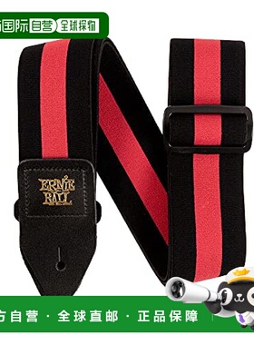 【日本直邮】Ernie Ball厄尼鲍尔 吉他背带 弹力 皮带 红色 P0532