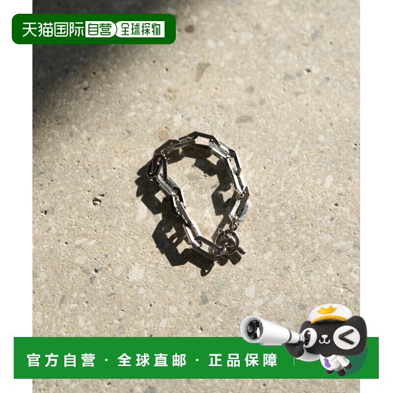 日本直邮GALENA 男女同款 真鍮合金链条手链 T-bar设计 LDG506111