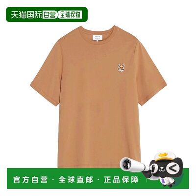 香港直邮MAISON KITSUNE 女士 狐狸头LOGO短袖T恤 LW00105KJ0008