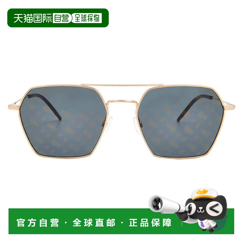 自营Hugo Boss Gold Decor Navigator Ladies Sunglasses BOSS 15