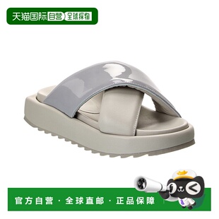 Borghini coutureGia Rosie 皮革厚底凉鞋 美国 自营 灰色 gia