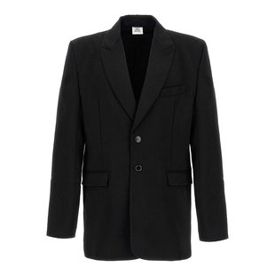 AW2024 UA65JA710BBLACK 黑色 女士外套 VETEMENTS