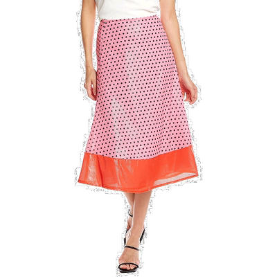 自营 Olivia Rubin Penelope A 字裙 - 粉色 美国奥莱直发半身裙