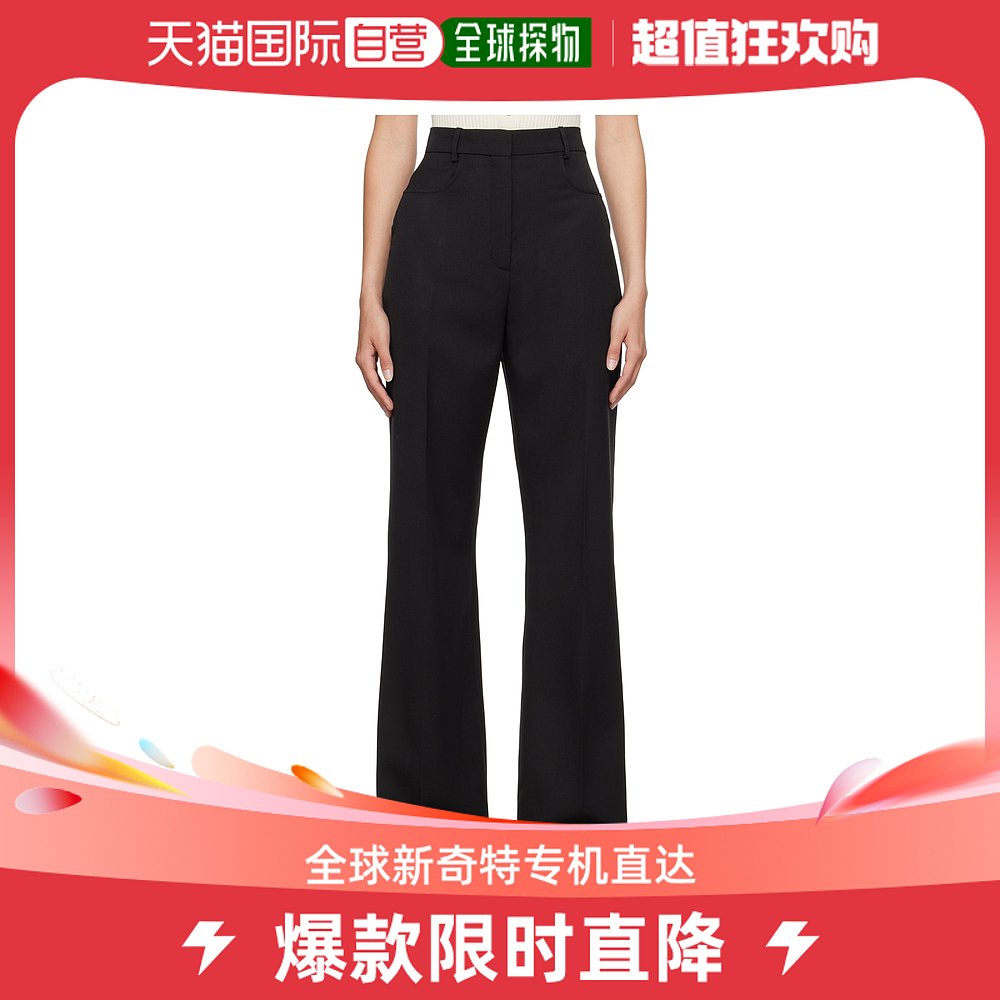 香港直邮潮奢 Jacquemus女士黑色 Le Chouchou系列 Le Pantalon