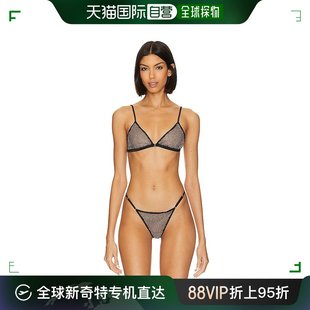 Fleur Mal BR0349 香港直邮潮奢 女士 人造钻石网眼三角形文胸