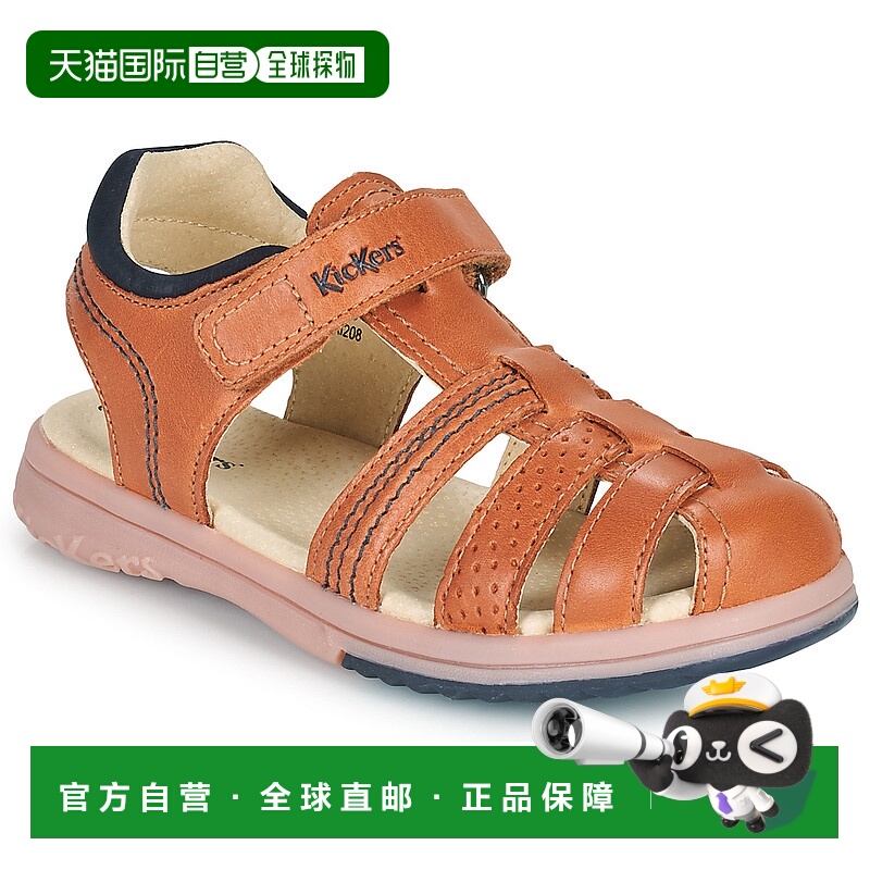 欧洲直邮Kickers  男童 凉鞋 PLATINIUM