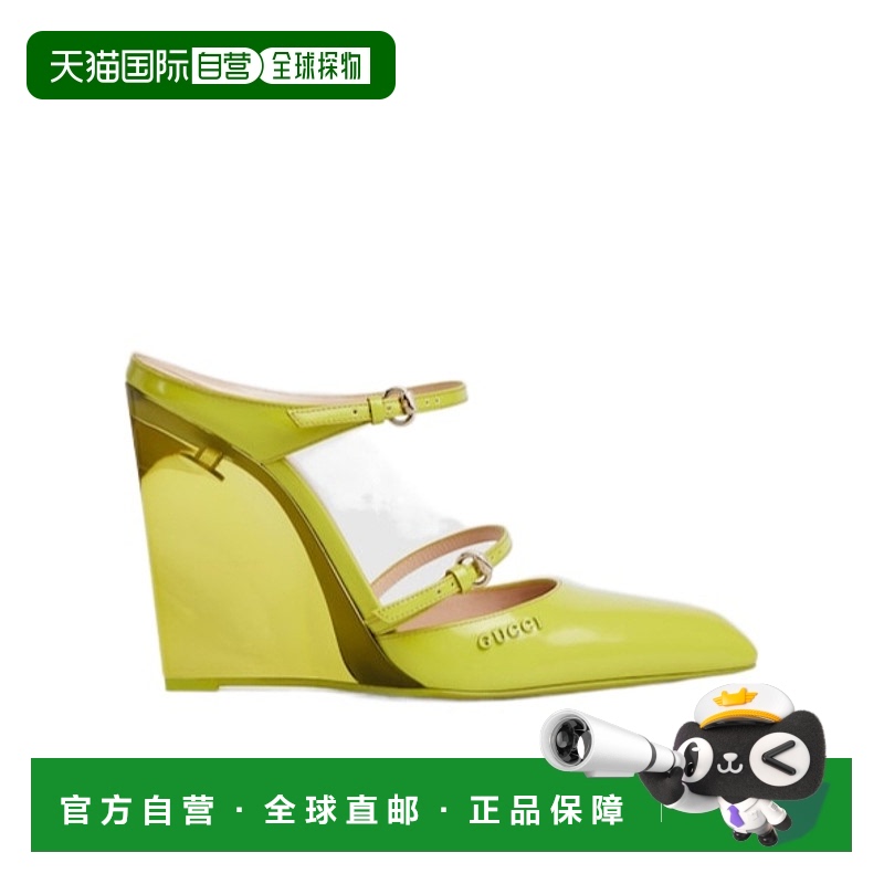 香港直邮Gucci 坡跟穆勒鞋 828028CLG00