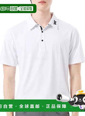 韩国直邮PXG 运动版型 BP 签名 POLO 白色短袖高尔夫球衫 ME23ATP