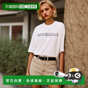 高级感 百搭舒适 韩国直邮COVERNAT 公用T恤CO2202ST02WH高档时尚