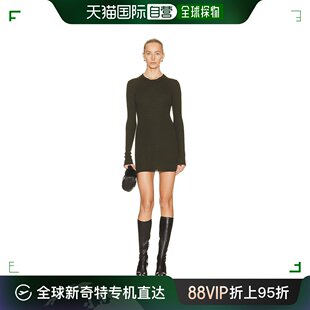 罗纹长袖 香港直邮潮奢 女士 W5015PC WARDROBE.NYC 迷你连衣裙