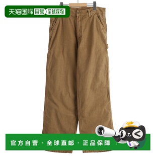 1h可退 日本直邮orSlow男装宽松版型全棉牛津工装裤半拉链设计 01