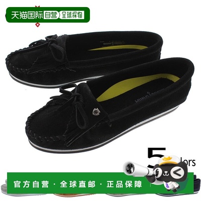 日本直邮Minnetonka 莫卡辛鞋 KILTY PLUS 黑色 (4300) 灰色 (430