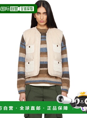 1h可退 香港直邮Moncler 盟可睐 女士 米色 Mimosas Braided Trim