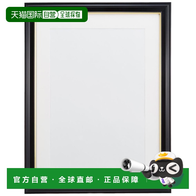 【日本直邮】Fujicolor富士胶片 相框 59560 肖像框A3 木制 黑 40