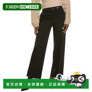 自营T Tahari Full Length Trouser - Black 阔腿裤美国直发奥莱
