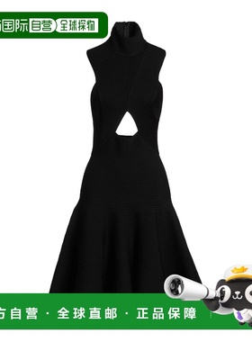 1h可退 香港直邮alaia 女士 中长连衣裙 black黑色 舒适时尚