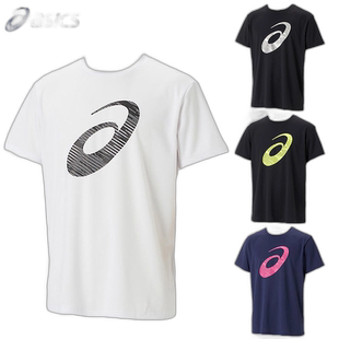 日本直邮ASICS 男式女式短袖衬衫田径服比赛训练运动健身 2031E01