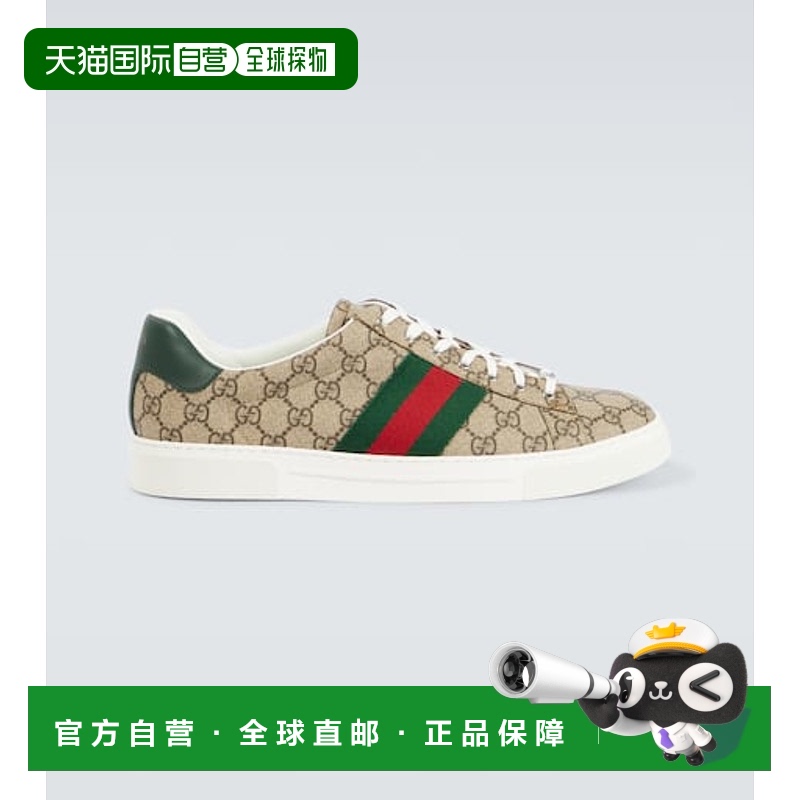 1h可退 香港直邮Gucci 古驰 男士 Ace GG Supreme 运动鞋