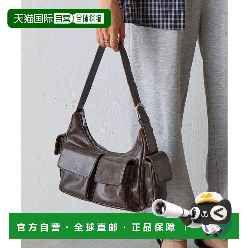 1h可退 日本直邮官方授权 COLONY 2139 复古风合成皮革多口袋单肩