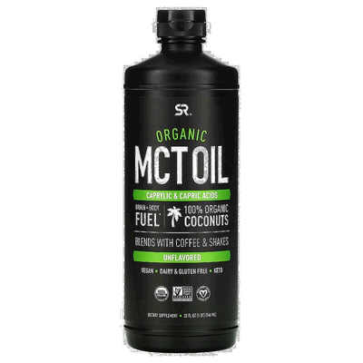 香港直发Sports Research有机中链甘油三酯油946ml