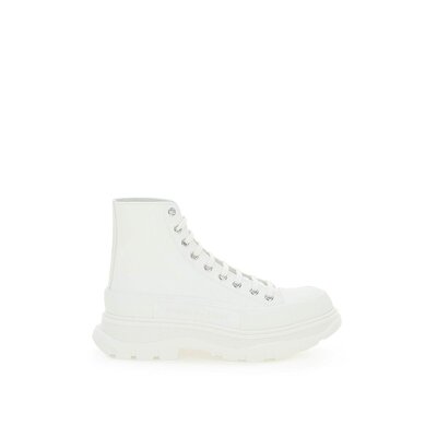 alexandermcqueen亚历山大麦昆女士厚底高帮运动鞋