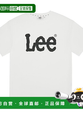 韩国直邮LEE Lee Big Twitch 标志T恤 白色 LE2502ST01WH