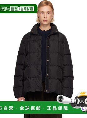 1h可退 香港直邮潮奢 Moncler 盟可睐 女士 黑色 Cochevinne Squa