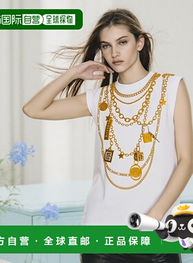 香港直邮BALMAIN 女士T恤 FF1ED004GE99GAD AW2025白色 女装