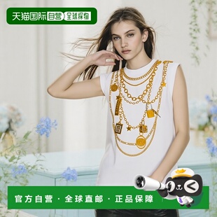 香港直邮BALMAIN 女士T恤 FF1ED004GE99GAD AW2025白色 女装