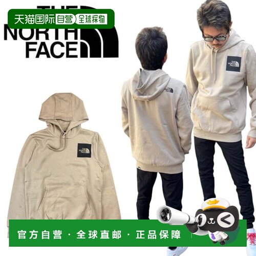 日本直邮The North Face 卫衣 M 蘑菇色 前袋加绒