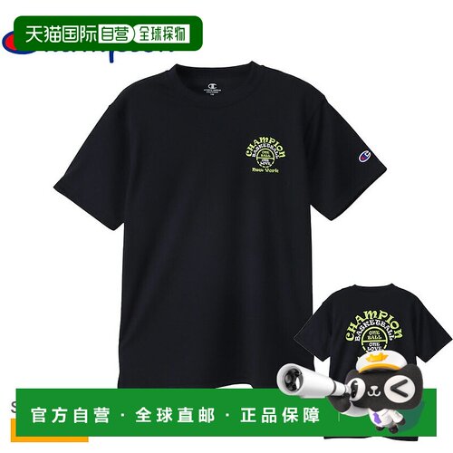 日本直邮Champion青少年迷你短袖T恤（CK-CB338）这款短袖圆领篮