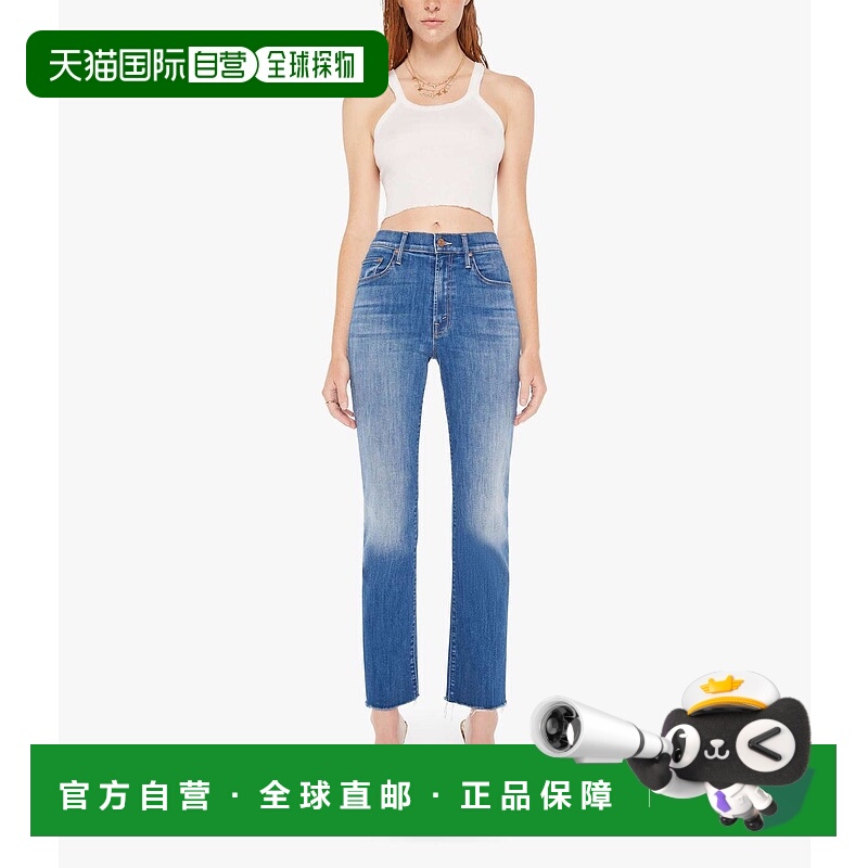 自营motherInsider Flood Fray Jeans In We Got The Beat - we g