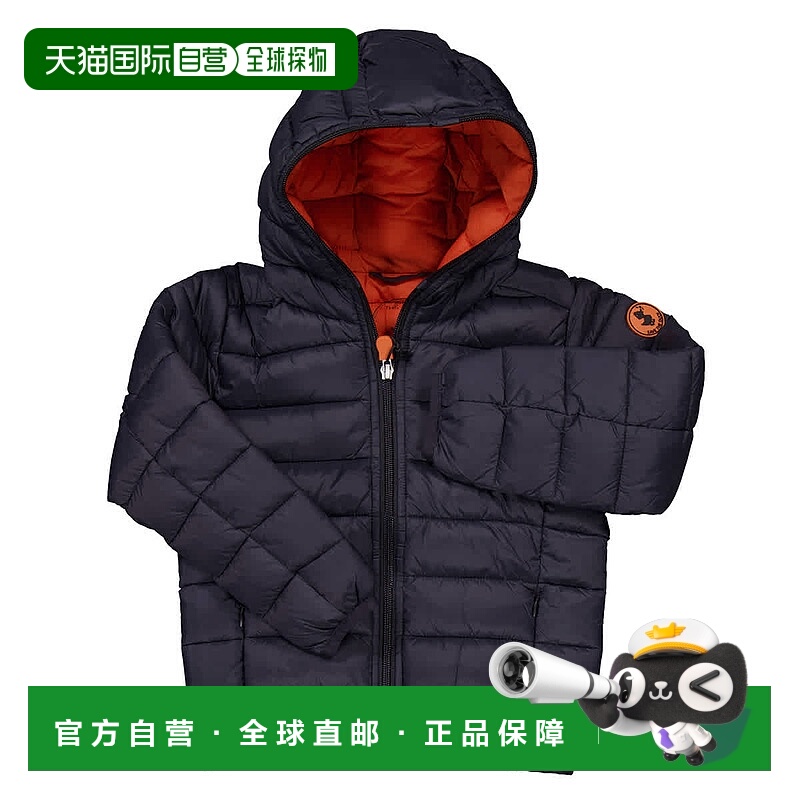 自营 Save The Duck Kids Icon Puffer Jacket - black 美国奥莱