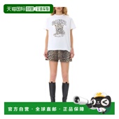 女士T恤 T4124943短袖 高档时尚 香港直邮GANNI 百搭舒适 高级感