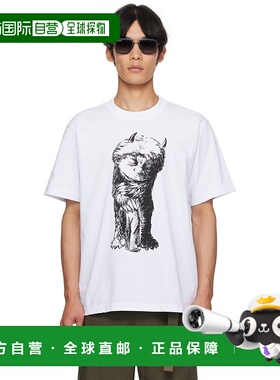 香港直邮潮奢 Sacai 男士 白色 Where The Wild Things Are 系列
