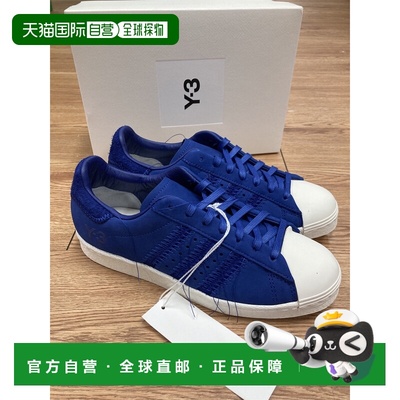 1h可退 香港直邮Y-3 男士 蓝色矮帮球鞋 IE9541INK blue蓝色 舒适