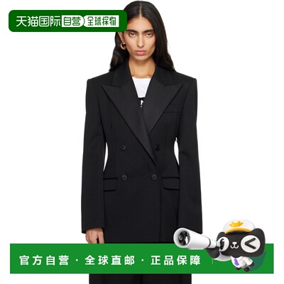 1h可退 香港直邮Givenchy 纪梵希 女士 黑色 Double Breasted Tux