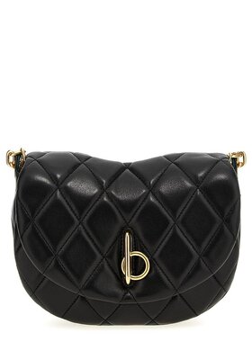 BURBERRY 女士单肩包 8104628BLACKGOLD SS2025 黑色