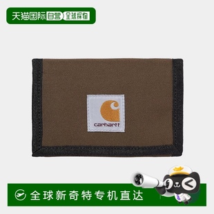 欧洲直邮Carhartt 棕色聚酯纤维钱包 Wip 男士