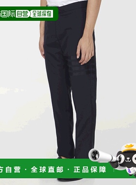 香港直邮THOM BROWNE 男士休闲裤  黑色直筒裤MTC001A06146420 CO