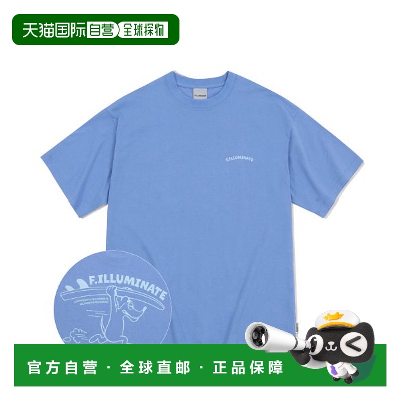 韩国直邮FILLUMINATE 公用T恤Overfit Surf Doggy T-Shirt Overfi