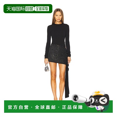 1h可退 香港直邮The Attico 女士 不对称下摆连衣裙 250WCA00383P