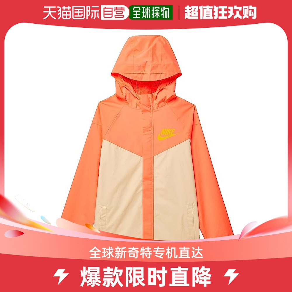 香港直邮潮奢 Nike 男童NSW SF Windrunner 夹克(儿童/青年)童装 运动/瑜伽/健身/球迷用品 瑜伽外套 原图主图