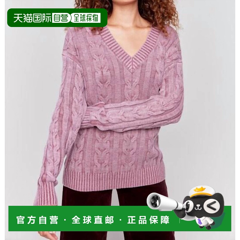 自营 charlie b赤霞珠冷染粗针织毛衣 - cabernet 美国奥莱直发