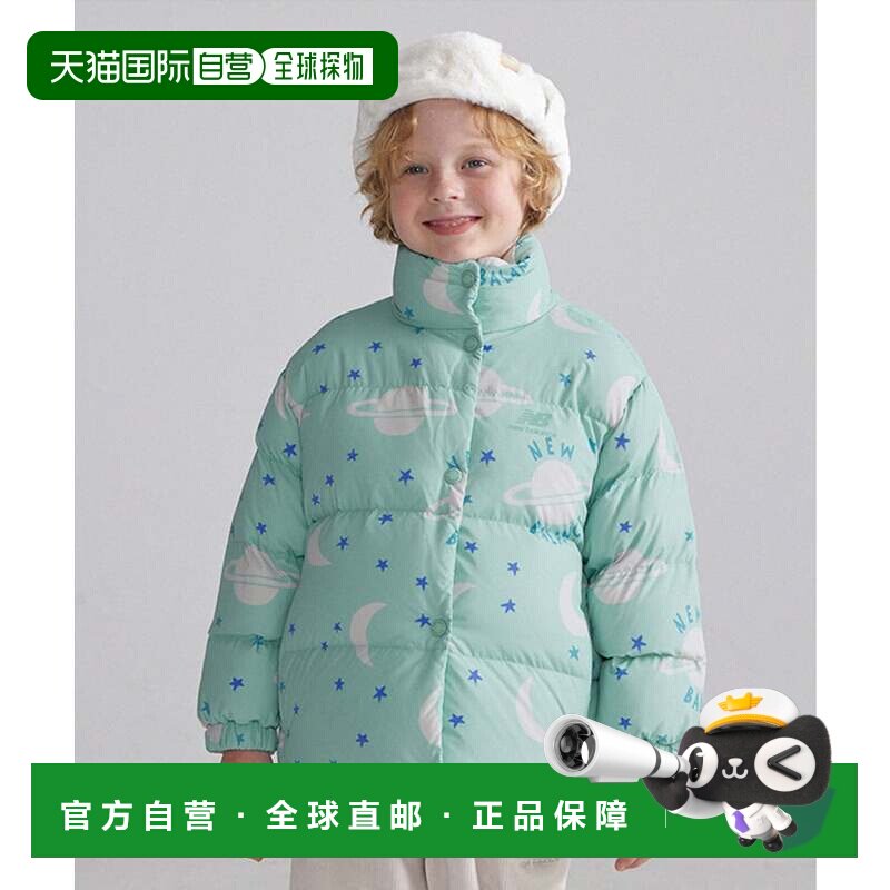 日本直邮鹅绒夹克 双面穿 儿童外套 女童男童 防寒 薄荷绿图片
