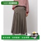 英伦风伞摆百褶裙 1h可退 女装 弹性显瘦 日本直邮niko and...