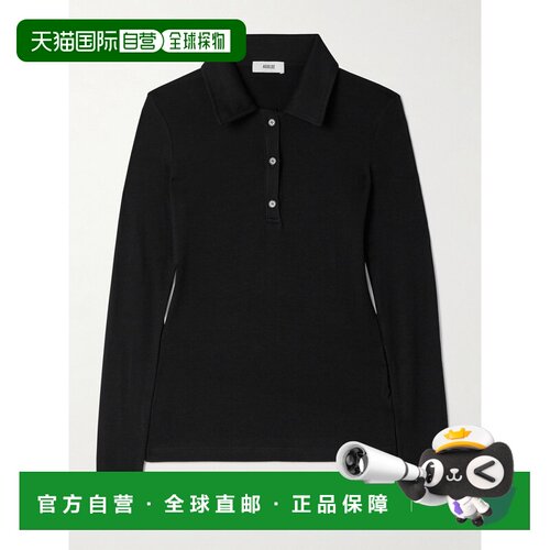 1h可退 AGOLDE 女士 Amos 弹力莱赛尔纤维Polo衫 A739518
